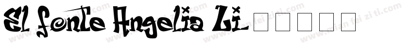 El fonte Angelia Li字体转换